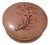 Round Pink Alabaster Jewelry Box, 1960s For Sale