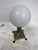 Beautiful and Antique glass and metal ball lamp, fully functional. Excellent piece of furniture European Plug (up to...