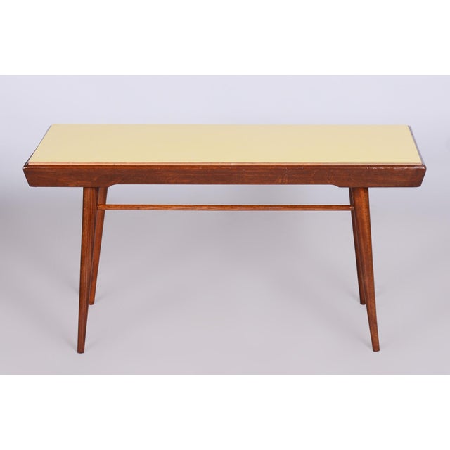 Set of Mid-Century Chairs in Beech & Walnut attributed to Antonín Šuman, Czech, 1950s For Sale - Image 11 of 13