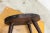 Low Brutalist Wood Stool, 1950 For Sale - Image 6 of 13