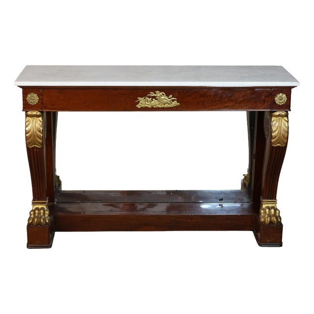 Large 19th Century Restoration Console For Sale
