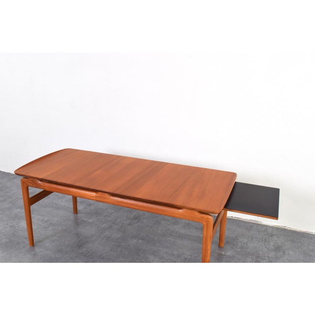 Teak Model 640 Coffee Table by Peter Hvidt & Orla Mølgaard-Nielsen for France & Søn, 1950s For Sale - Image 9 of 13