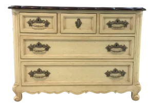 French Country Style Cream Normandy Chest By: Hickory Chair