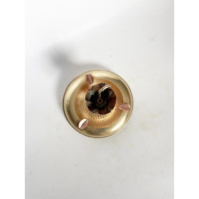 Umbrella-Shaped Ashtray in Brass and Copper, France, 1960 For Sale - Image 4 of 9