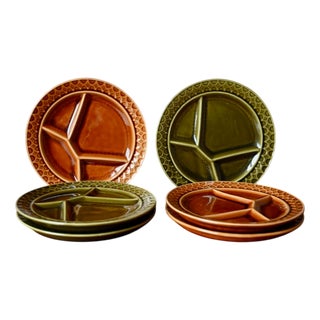 Fondue Plates from Sarreguemines, 1960s, Set of 6 For Sale