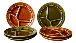 Fondue Plates from Sarreguemines, 1960s, Set of 6