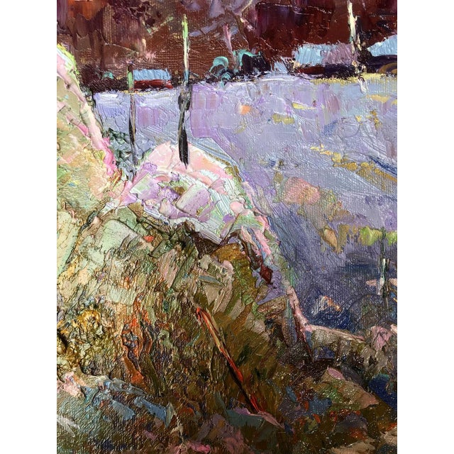 Oil Painting Moonlit Night Oksana Ivanyuk For Sale - Image 10 of 12