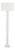 Regina Andrew Nabu Metal Floor Lamp White For Sale