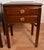 we are pleasured to offer this nice pair of night stands with lather top . they are in very good condition. completely...