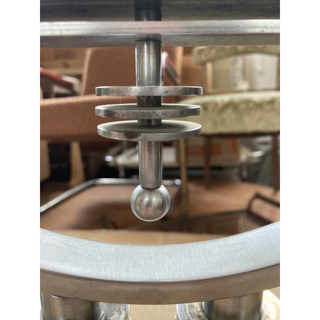 Large Modernist Machine Age Candlesticks, 1930s, Usa., Set of 2 For Sale - Image 12 of 18