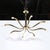 Mid-Century Modern Mid-Century Polished Brass 8-Arm Sculptural Chandelier by Oscar Torlasco For Sale - Image 3 of 17