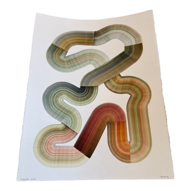 Sedona by Chris Artabasy Watercolor + Gouche For Sale