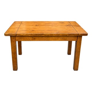 Antique French Oak Farmhouse Dining Table, 1900 For Sale