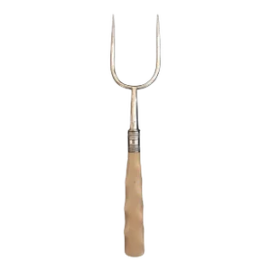 Antique Silver Bread or Meat Serving Fork