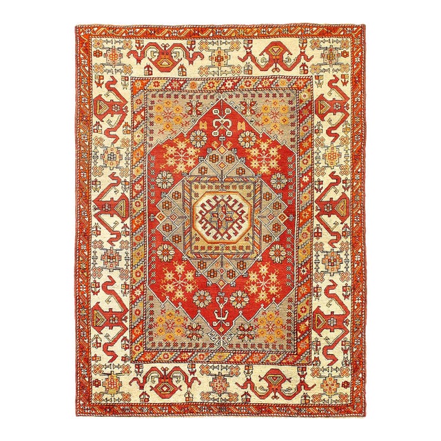 Pasargad DC Turkish Vintage Hand-Knotted Yuntdag Karyla Rug For Sale