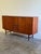 Mid-Century Modern Danish Mid-Century Teak Highboard Sideboard With Sliding Doors - Vintage Lerge Credenza 1960s For Sale - Image 3 of 10