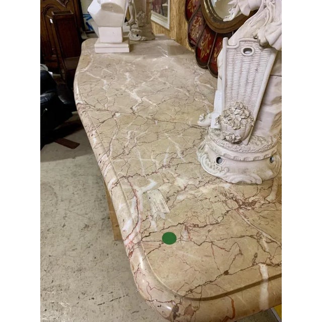 Large Console Table in Wrought Iron For Sale - Image 5 of 6