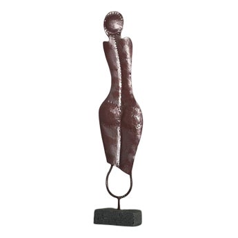 Antonio Misuraca, Large Sculpture, 1980s, Metal For Sale
