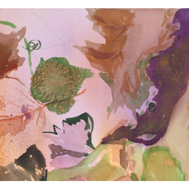 American Botanical Study Autumn Grape Leaves #2 by Les Anderson For Sale - Image 3 of 9