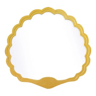 Fleur Home Carnival Proteus Mirror in Gold Leaf, 24x22 For Sale