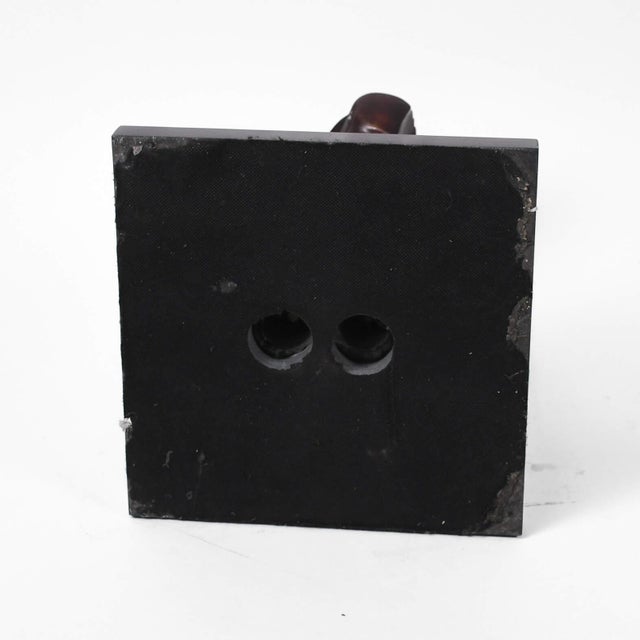 Unsigned Apollo Belevedere Bronze Sculpture on Black Marble Base For Sale In Greensboro - Image 6 of 7