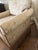 Ralph Lauren Fabric Covered Chair and Matching Ottoman For Sale - Image 10 of 11