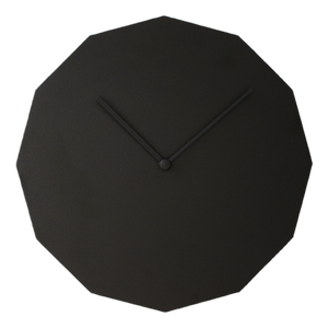 Twelve Clock in Schwarz by Neo/Craft