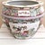 Late 20th Century Large Rose Medallion Hand Painted Koi Fish Bowl or Planter For Sale - Image 9 of 11