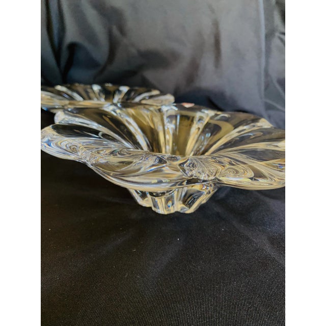 Orrefors Orrefors Sister Sweden Crystal Bowls - A Pair For Sale - Image 4 of 13