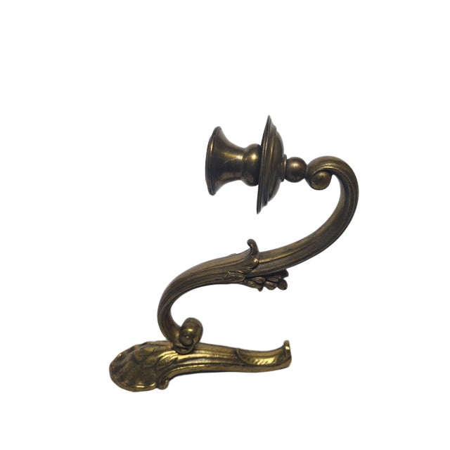 Antique Bronze Wall Lamp, Germany, 1900s For Sale - Image 5 of 15