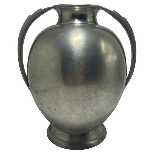 Silver Swedish Grace Pewter Vase from GAB, 1930s For Sale - Image 8 of 8