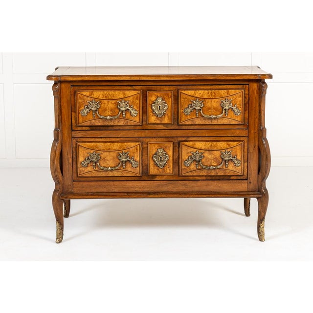 Wood French Mazarin Commode, 18th Century For Sale - Image 7 of 8