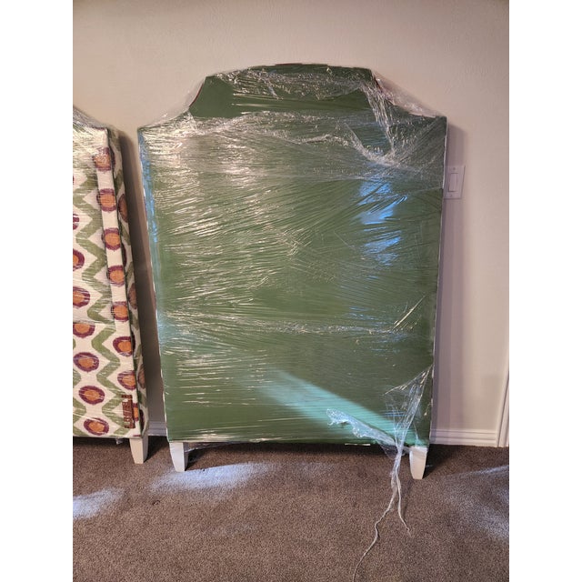 The MT Company Twin Upholstered Headboard For Sale - Image 4 of 7