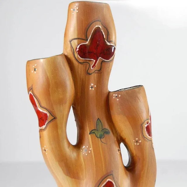 Mid-Century Italian Pottery Vase For Sale - Image 6 of 11