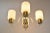 Made in czechoslovakia. Made of glass and brass. With aged patina 4x e27 or e26 bulb. Good original condition. Us wiring...