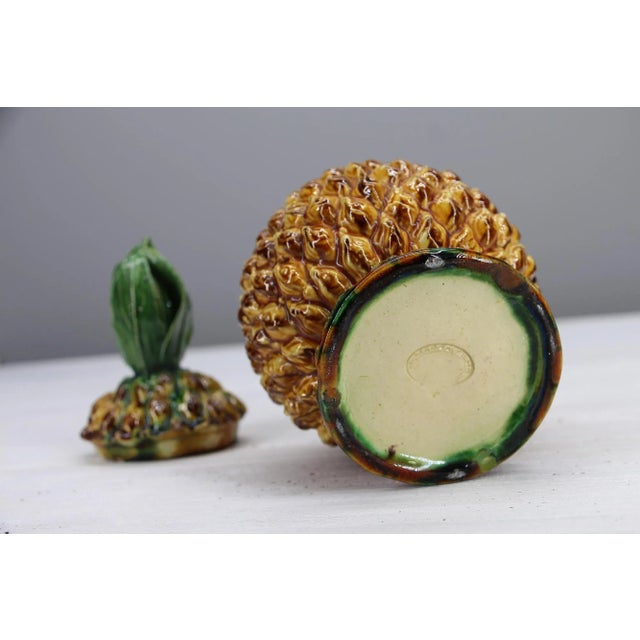 Trompe l'Oeil 19th Century Pineapple Box, Portuguese For Sale - Image 11 of 13