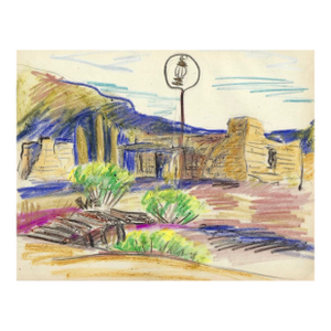 Grace Spongberg Old Tucson Drawing