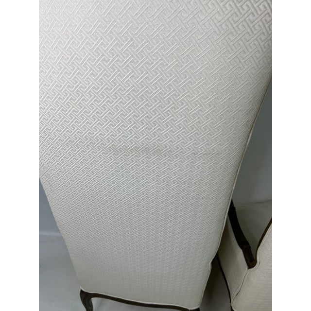 1970s Vintage French Style High Back Throne Chairs - a Pair For Sale - Image 5 of 13