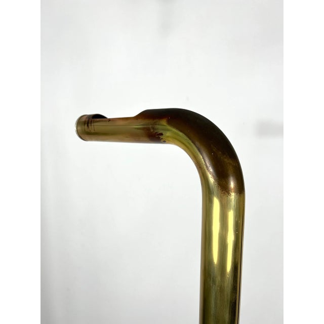 1970s Brass Tube Floor Lamp, Italy, 1970s For Sale - Image 5 of 12