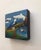 Contemporary Idyllic 46 by Carrie Goller | Encaustic on wood panel landscape with mountains and a lake For Sale - Image 3 of 3