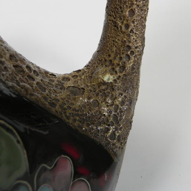 Mid-Century Modern Vintage Fat Lava Vase from Vallauris, 1950s For Sale - Image 3 of 18