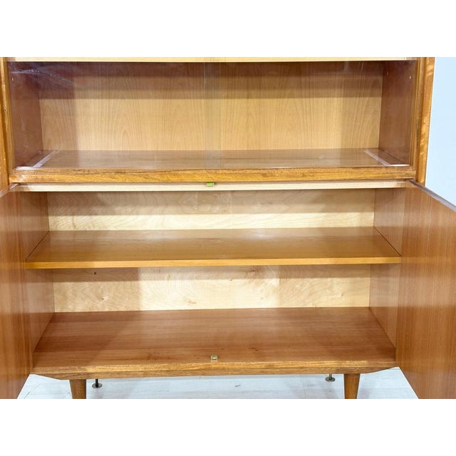 Bookcase in Walnut Veneer, 1960s For Sale - Image 4 of 13