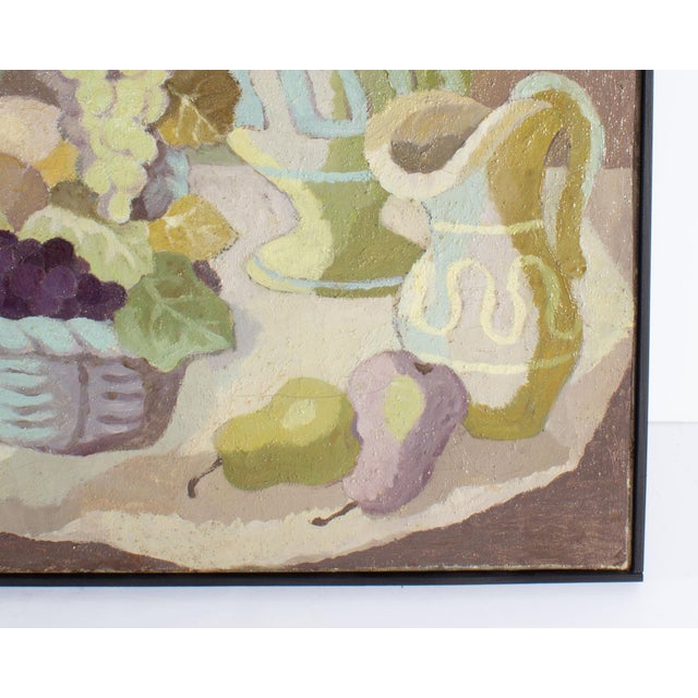 Shabby Chic Oil on Canvas Still Life Painting by Barbara Konstan For Sale - Image 3 of 9