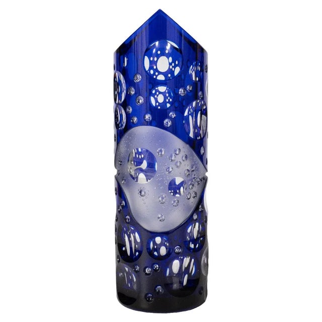 Contemporary Jiri Jelinek Art Glass "Ariel" Vase For Sale - Image 9 of 9