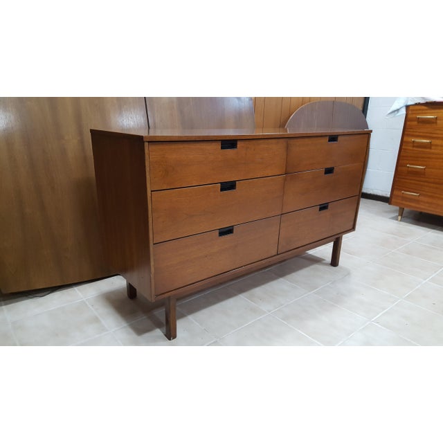 Vintage MidCentury Bassett 6 Drawer Low Boy Dresser Chairish