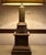 Antique Victorian Converted Brass Column Lamp on Wood Base With 1786 Plaque For Sale - Image 17 of 17