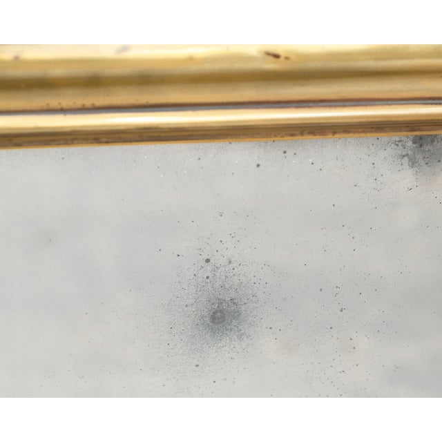 Antique Brass Brewery Mirror, 1800s For Sale - Image 6 of 11