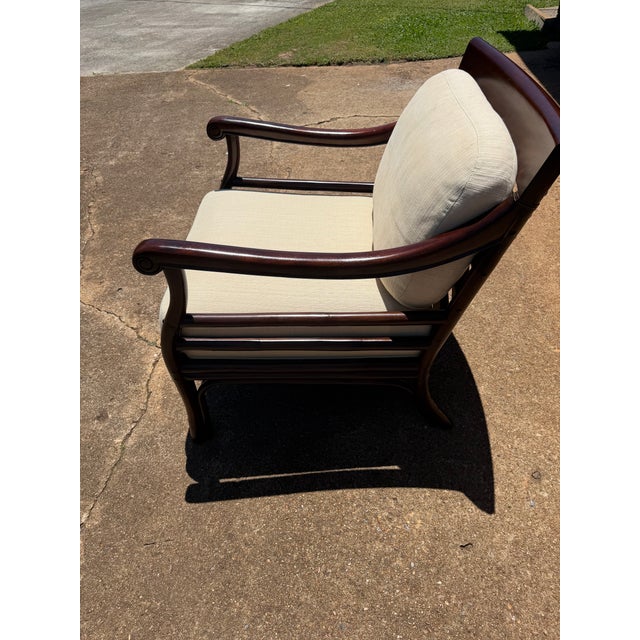 1980s Palecek Lounge Chair For Sale - Image 6 of 16