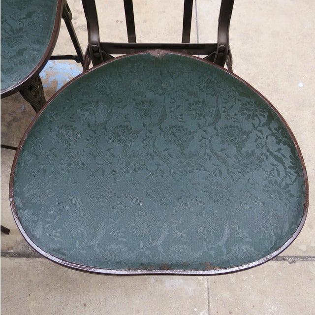 Art Nouveau Folding Table & Chairs, 5 Pieces For Sale - Image 10 of 12