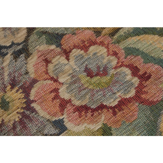 Antique French Style Needlepoint Wing Chair For Sale - Image 12 of 13